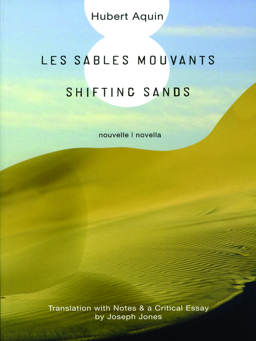 Title details for Shifting Sands by Hubert Aquin - Available
